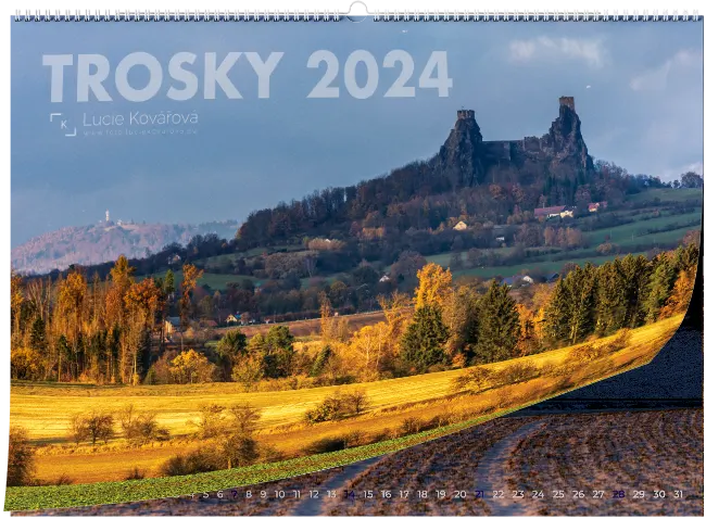 kalendář Trosky 2024